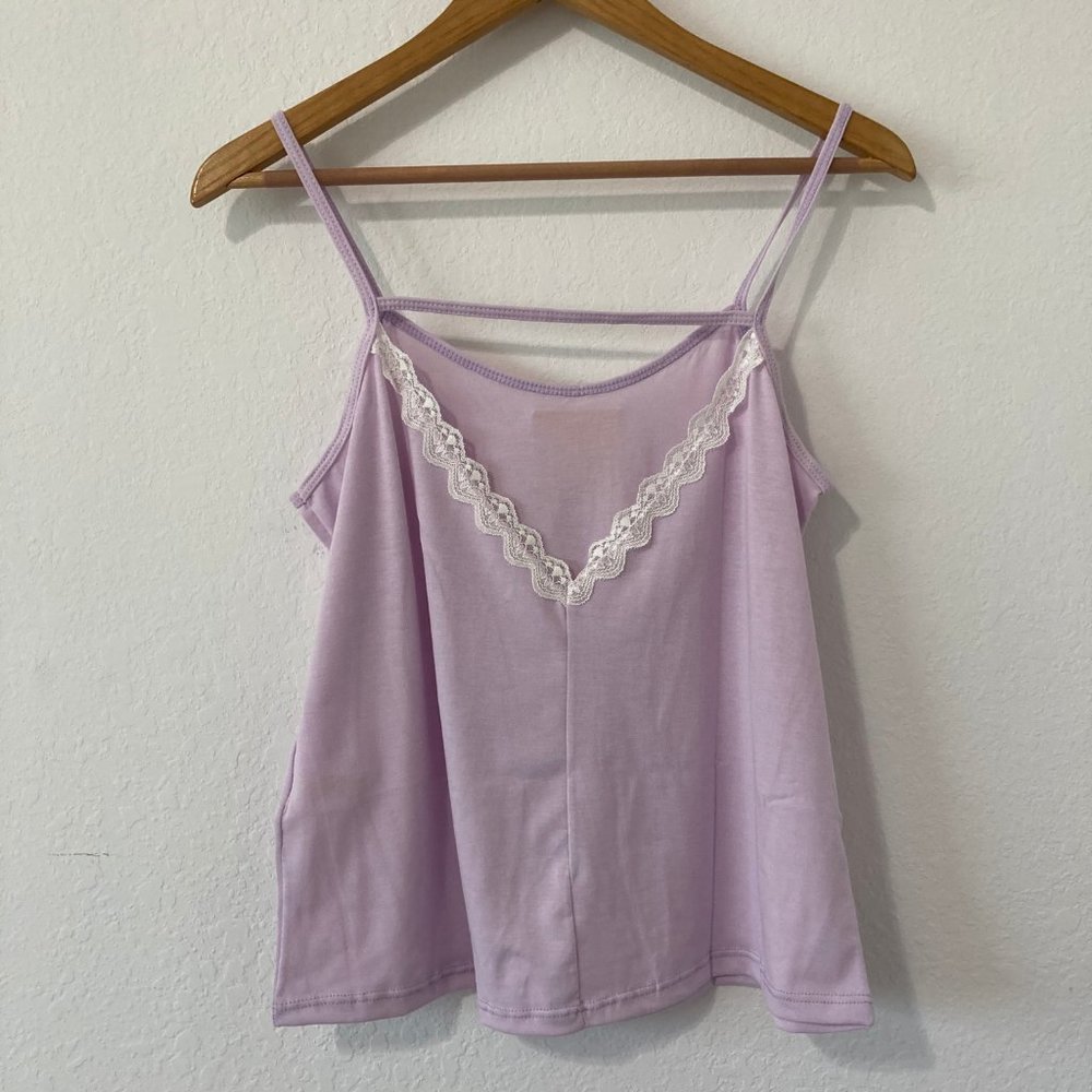 Talulah Colombia PJs Purple Top and Shorts Size M - Picture 4 of 10